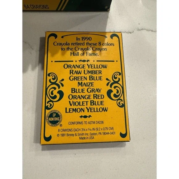 Crayola Collector's Colors Limited Edition Tin Box (1991) 72 Crayons Open Box - Picture 7 of 10
